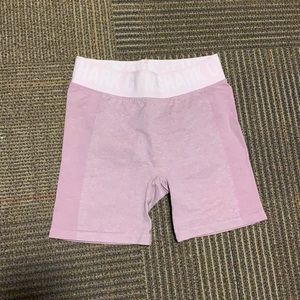 Gymshark light pink flex shorts